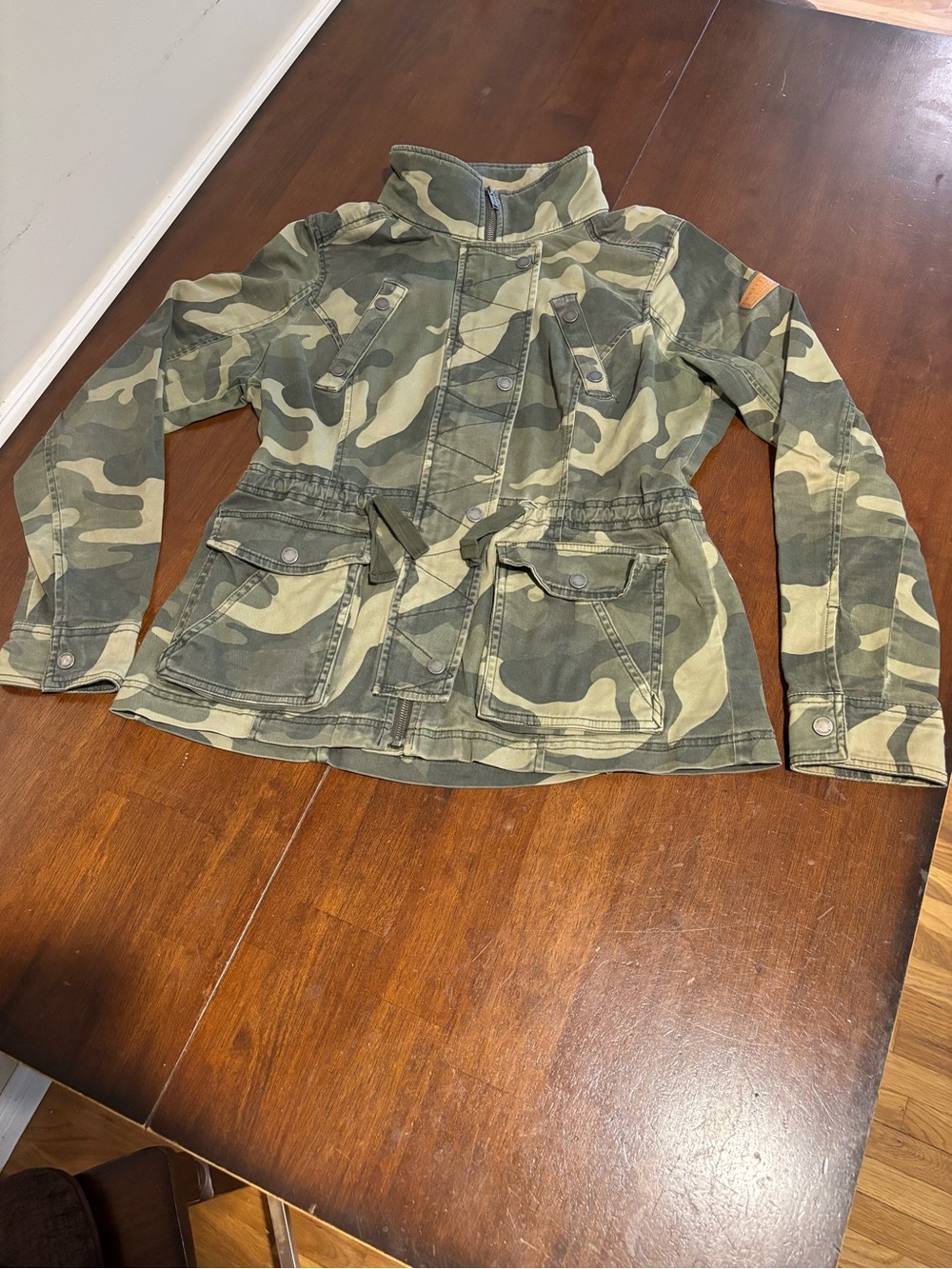 Hollister Camo Utility Jacket - Green Camouflage